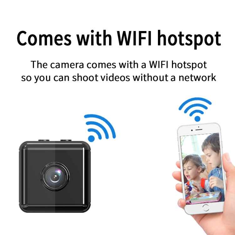 X6D 720P Wireless Home Mini Surveillance Camera, Support Infrared Night Vision & Motion Detection & TF Card