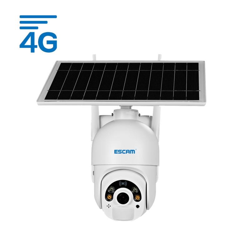 ESCAM QF450 HD 1080P 4G EU Version Solar Powered IP Camera with 128G Memory, Support Two-way Audio & PIR Motion Detection & Night Vision & TF Card, with 128G Memory