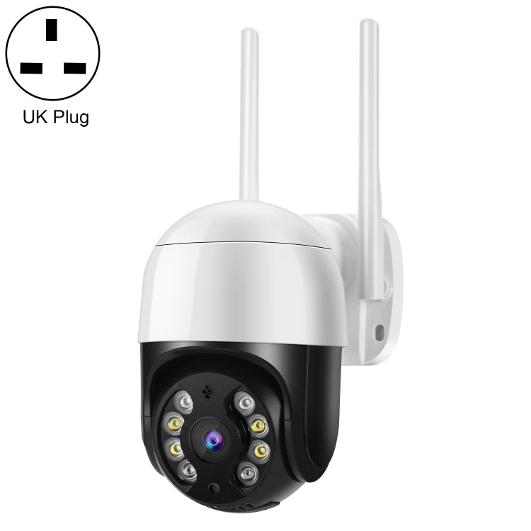 Caméra IP WiFi HD 3,0 Mpx QX29, vision nocturne, détection de mouvement, audio bidirectionnel et carte TF, prise AU, QX29
