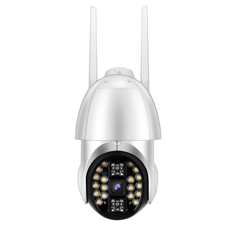 Caméra panoramique PTZ Wi-Fi QX33 1080P rotative à 360 degrés, prise en charge jour et nuit, interphone vocal bidirectionnel, détection de mouvement, alarme, lecture vidéo et carte TF 64 Go, prise AU, QX33