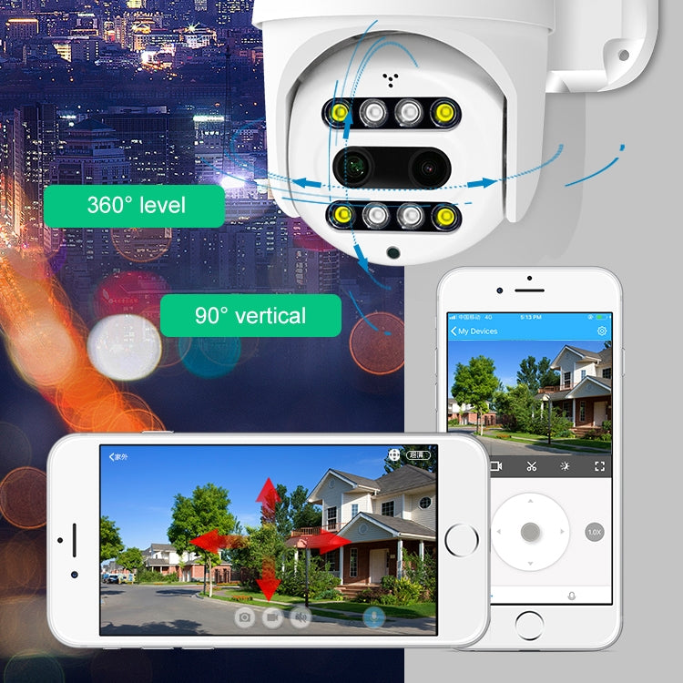 QX48 Pixels 1080P HD Wireless IP Camera, Support Motion Detection & Infrared Night Vision & TF Card, QX48