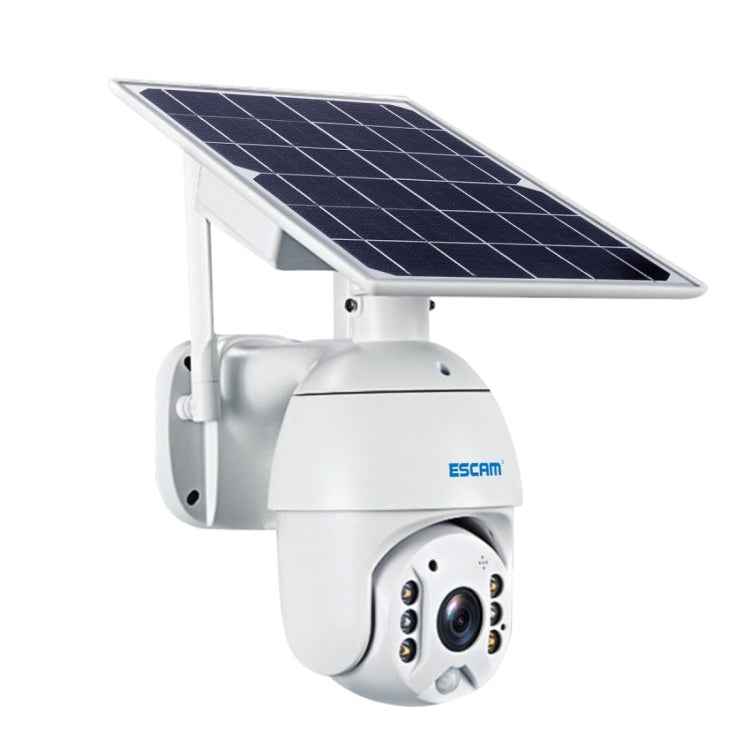 ESCAM QF280 HD 1080P IP66 Waterproof WiFi Solar Panel PT IP Camera with Battery, Support Night Vision / Motion Detection / TF Card / Two Way Audio