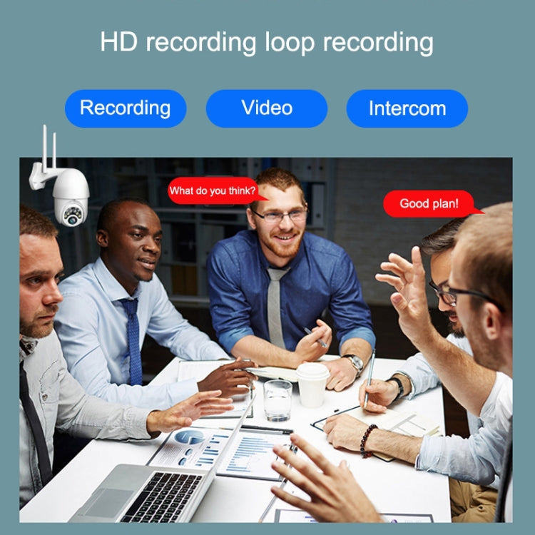 Q10 Outdoor Mobile Phone Remotely Rotate Wireless WiFi 10 Lights IR Night Vision HD Camera, Support Motion Detection Video / Alarm & Recording, UK Plug, Q10 IR Night Vision