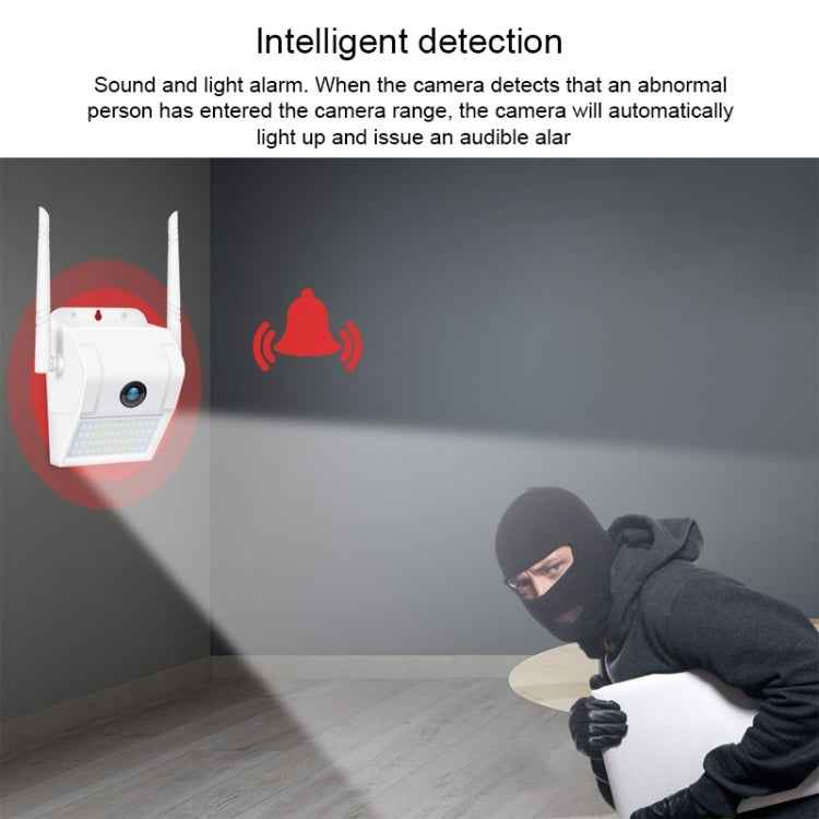 DP11 2 Megapixel IP66 Waterproof Wall Light Wireless IP Camera, Support Multiple Night Vision & Mobile Phone Remote Monitoring & Voice Intercom & Motion Detection / Alarm & 128GB Memory Card