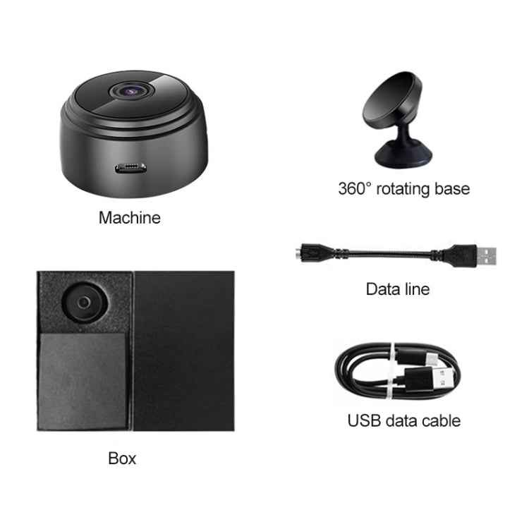 A9+ 1080P WiFi Remote Wireless Camera, Support Night Vision & Motion Detection & TF Card, Broadcom Bluetooth Solution