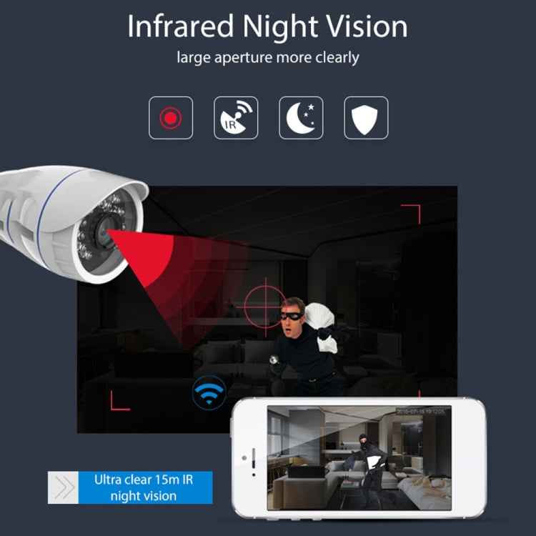 NEO NIP-56AI Outdoor Waterproof WiFi IP Camera, with IR Night Vision & Mobile Phone Remote Control