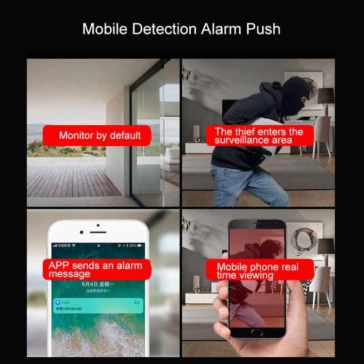 V380 1080P Wireless Camera HD Night Vision Smart Wifi Mobile Phone Remote Housekeeping Shop Monitor