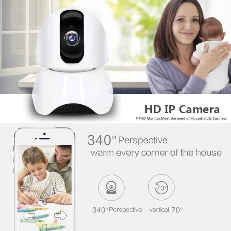 Anpwoo-YT003 2.0 Mega 3.6mm Lens Wide Angle 1080P Smart WIFI Monitor Camera , Support Night Vision & TF Card Expansion Storage, EU Plug