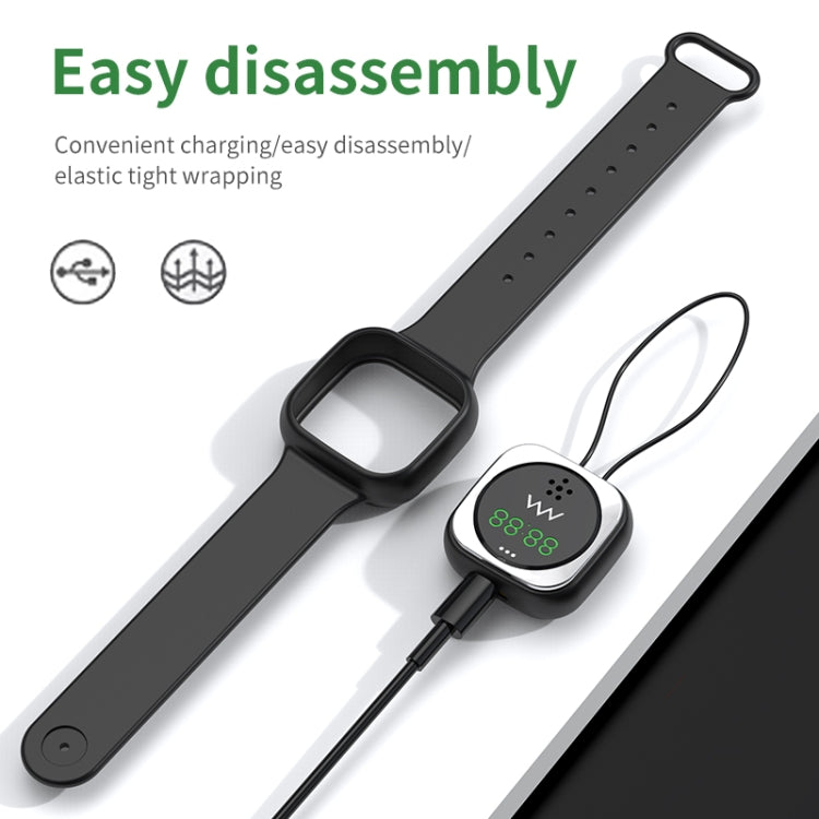 F9 Outdoor Silica Gel Mosquito Repellent Wristband with Clock, F9 (White), F9 (Black)