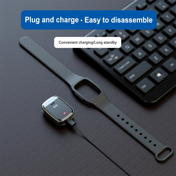 M20 Outdoor Ultrasonic Wave Mosquito Repellent Wristband with Clock & Body Temperature Test, M20 (White), M20 (Black)