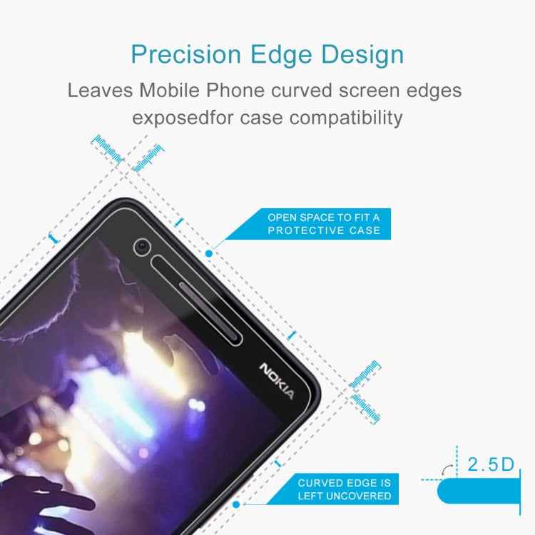 9H 2.5D Tempered Glass Film for Nokia 2.1