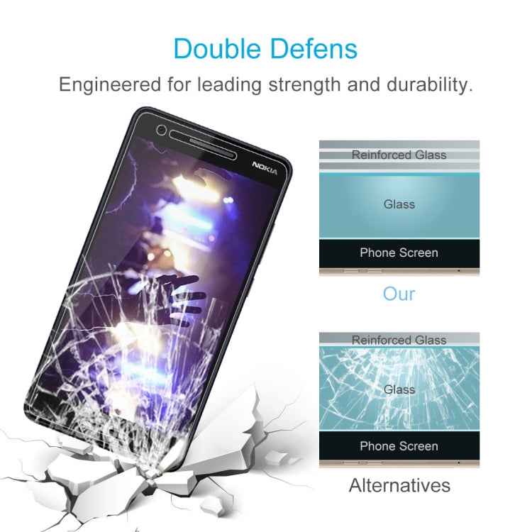 9H 2.5D Tempered Glass Film for Nokia 2.1