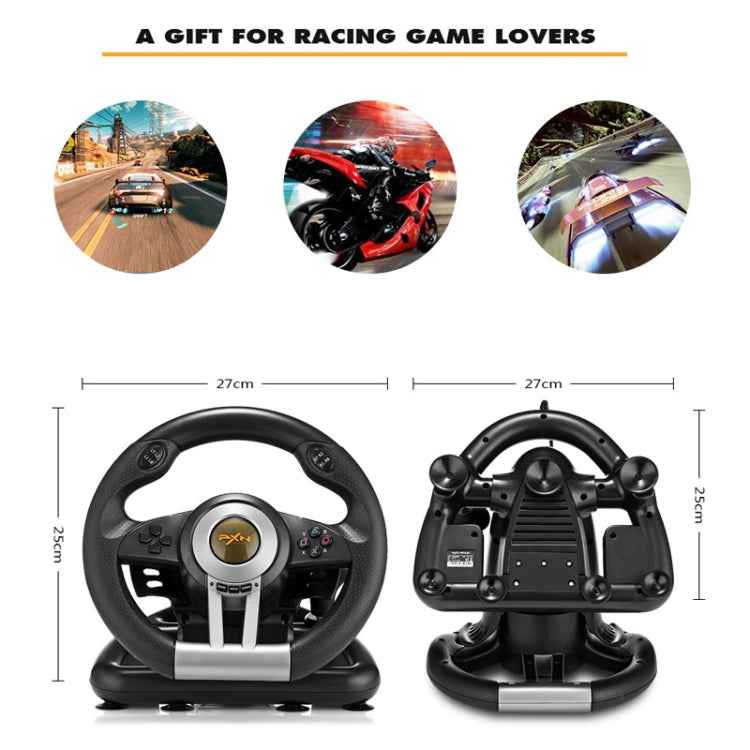 PXN-V3 Racing Game Steering Wheel for PC / PS3 / 4 / xbox one / switch