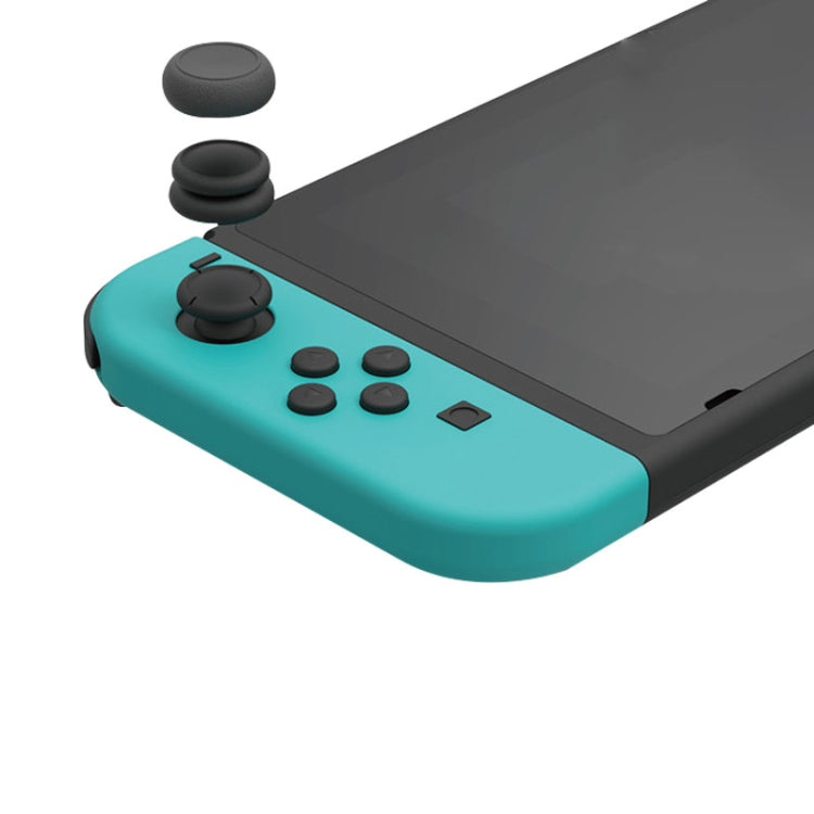 Left + Right Gamepad Rocker Cap Button Cover for Switch, For Switch(Black), For Switch(Blue + Magenta), For Switch(Red)