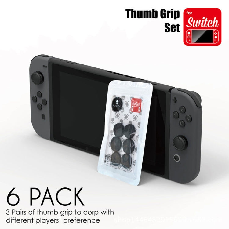 Left + Right Gamepad Rocker Cap Button Cover for Switch, For Switch(Black), For Switch(Blue + Magenta), For Switch(Red)
