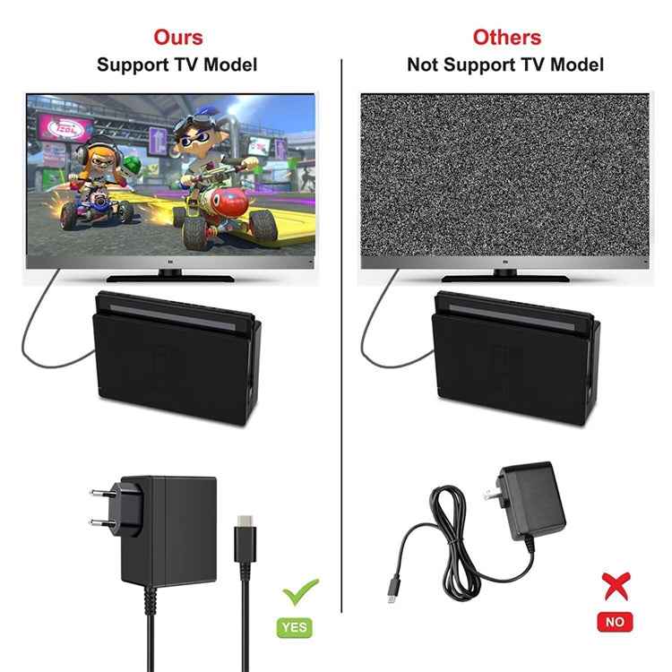 AC Adapter Charger for Nintend Switch, US Plug