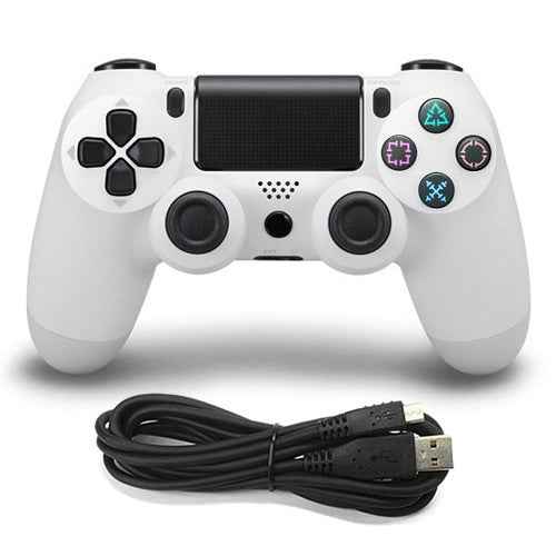 Wired Game Controller for Sony PS4, Blue, White, Black