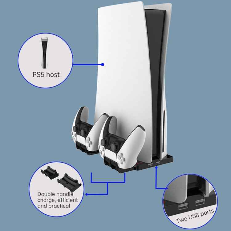 iplay HBP-269 For PS5 De / UHD Charging Stand Vertical Base Holder With Handle Charger