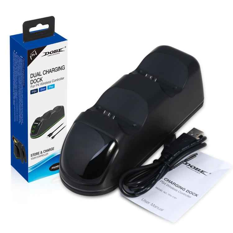 DOBE TP4-1781 Wireless Controller Dual Charging Dock LED Charger Handle Charger for  PS4 / Slim / Pro