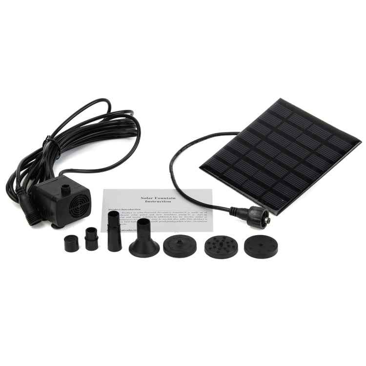 Squared Solar-powered Water Fountain Pump