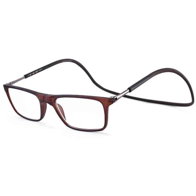 Anti Blue-ray Adjustable Neckband Magnetic Connecting Presbyopic Glasses, +4.00D