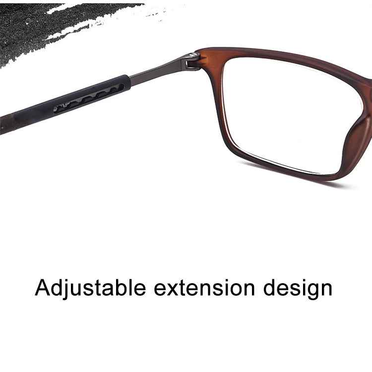 Anti Blue-ray Adjustable Neckband Magnetic Connecting Presbyopic Glasses, +4.00D