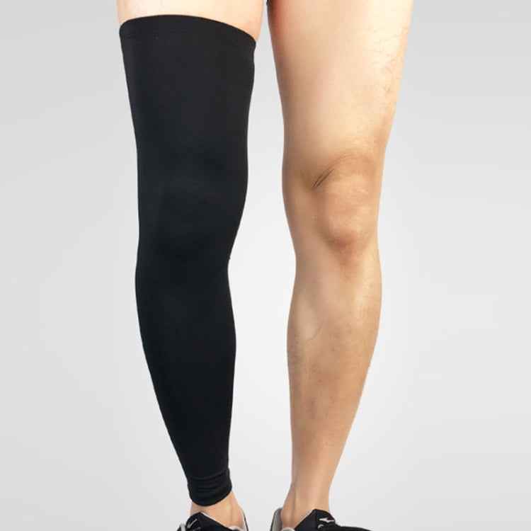 Professional Outdoor Sports Basketball Football Knee Pads Warm Compression Leg Protectors, Size: L