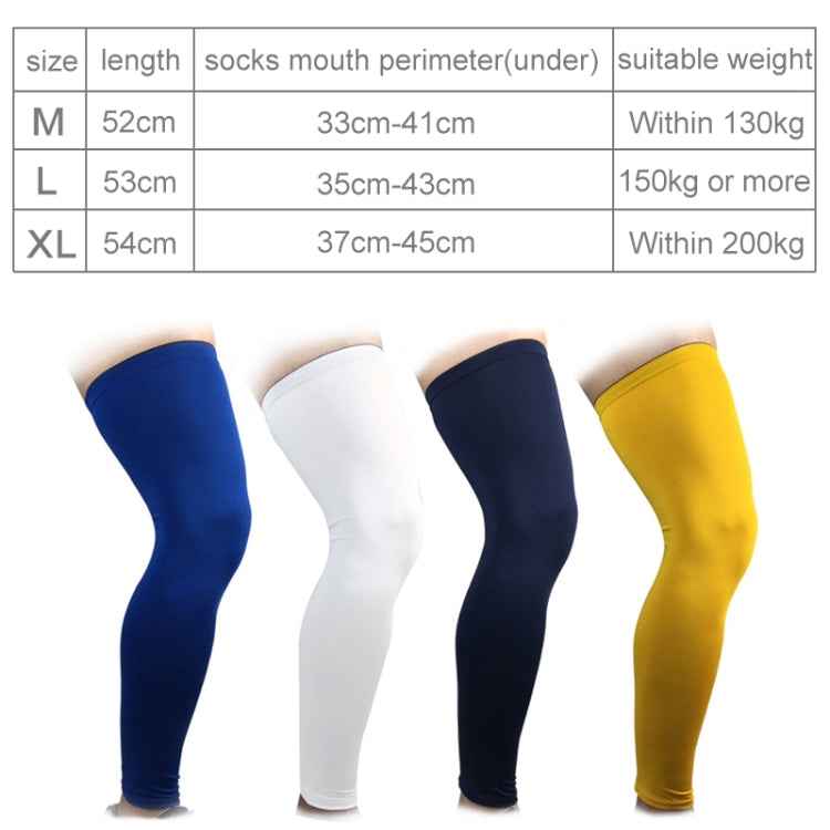 Professional Outdoor Sports Basketball Football Knee Pads Warm Compression Leg Protectors, Size: L