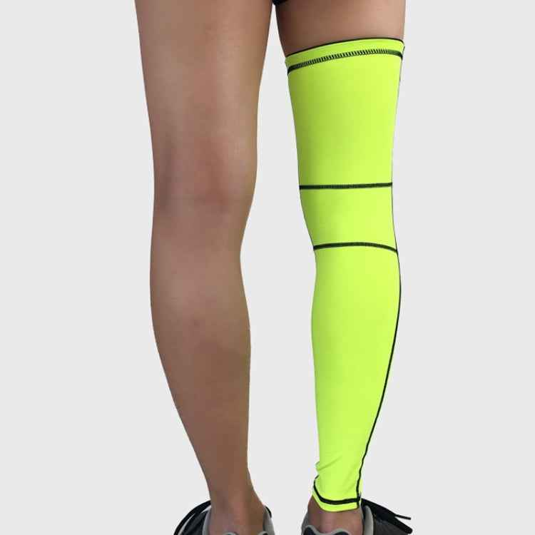 Outdoor Basketball Badminton Sports Knee Pad Riding Running Gear Long Breathable Protection Legs Pantyhose, Size: L