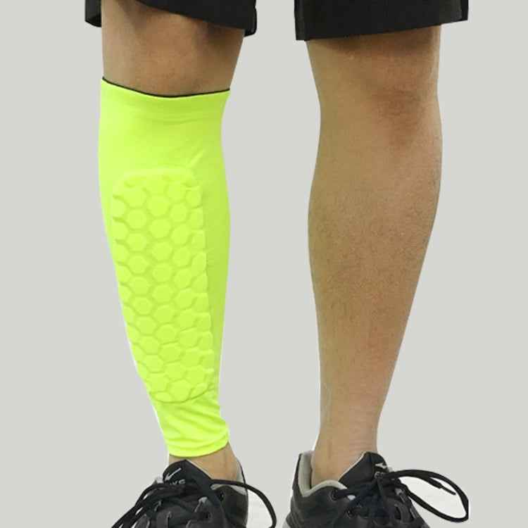 Football Anti-collision Leggings Outdoor Basketball Riding Mountaineering Ankle Protect Calf Socks Gear Protector, Size: M