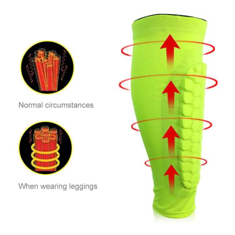Football Anti-collision Leggings Outdoor Basketball Riding Mountaineering Ankle Protect Calf Socks Gear Protector, Size: M