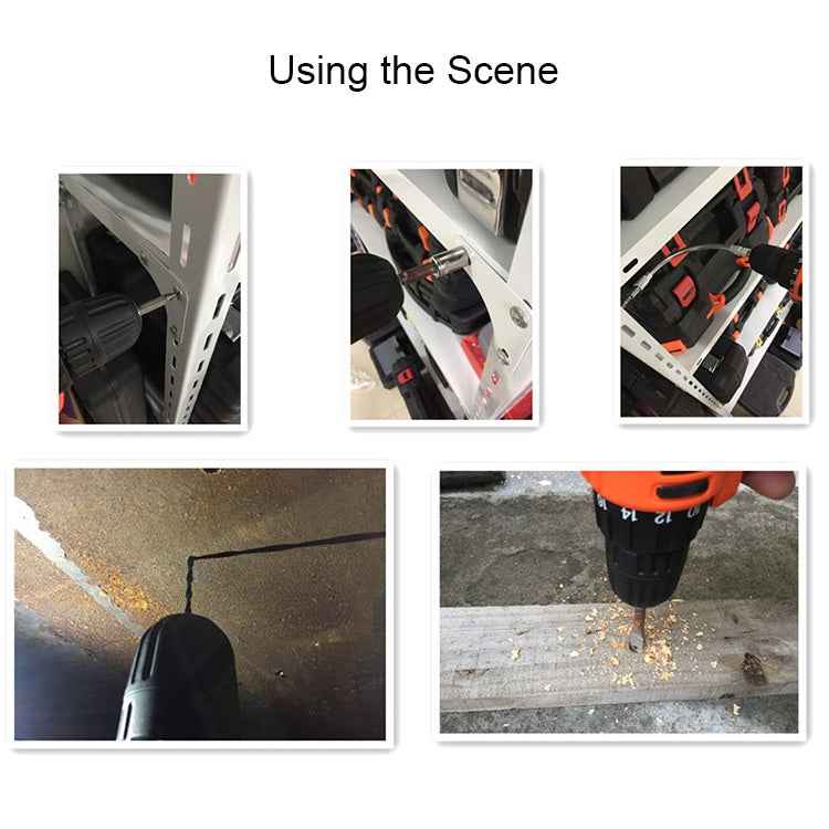 31 in1 Drill and Screwdriver Bit Set Industrial Spade Paddle Flat Wood Woodworking Boring Drill Bits with Portable Bag