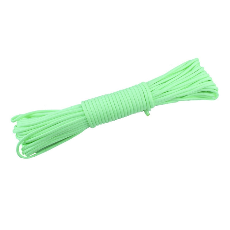 20m 9-Core Nylon+Polyester Full-light Outdoor Camping Tent Rescue Bundled Fluorescent Climbing Rope, 20m Green, 20m Blue, 20m White, 20m Yellow, 20m Orange, 20m Pink