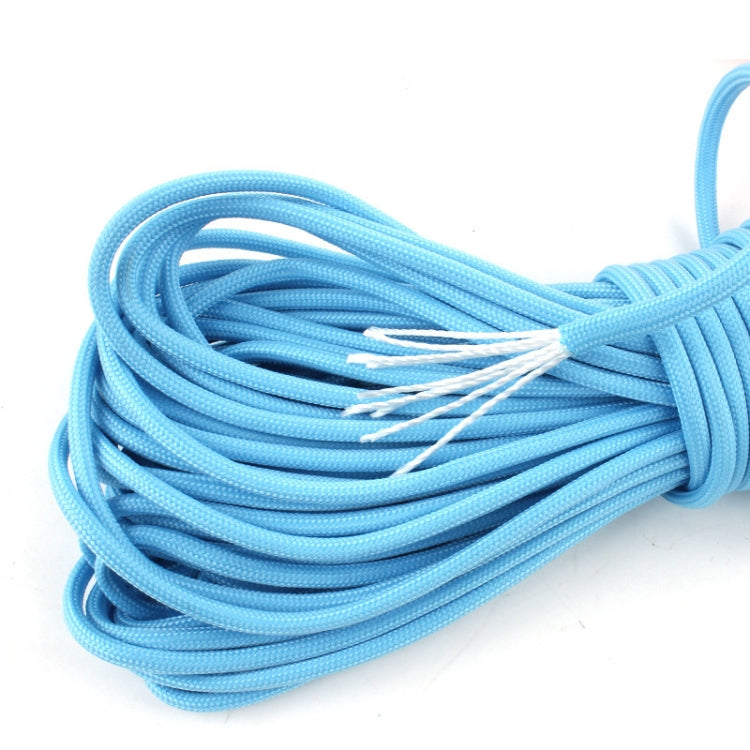 20m 9-Core Nylon+Polyester Full-light Outdoor Camping Tent Rescue Bundled Fluorescent Climbing Rope, 20m Green, 20m Blue, 20m White, 20m Yellow, 20m Orange, 20m Pink