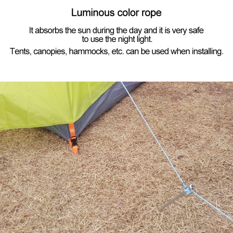 20m 9-Core Nylon+Polyester Full-light Outdoor Camping Tent Rescue Bundled Fluorescent Climbing Rope, 20m Green, 20m Blue, 20m White, 20m Yellow, 20m Orange, 20m Pink