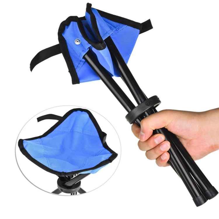 Hiking Outdoor Camping  Fishing Folding Stool Portable Triangle Chair Maximum Load 100KG Folding Chair Size:22 x 22 x 31cm