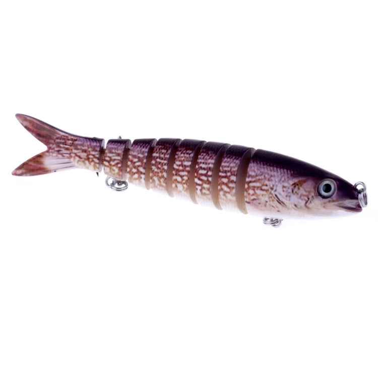 HENGJIA JM024-X 6# 13.6cm 18.7g Multi-section Plastic Hard Baits Artificial Fishing Lures with Treble Hook, Random Color Delivery