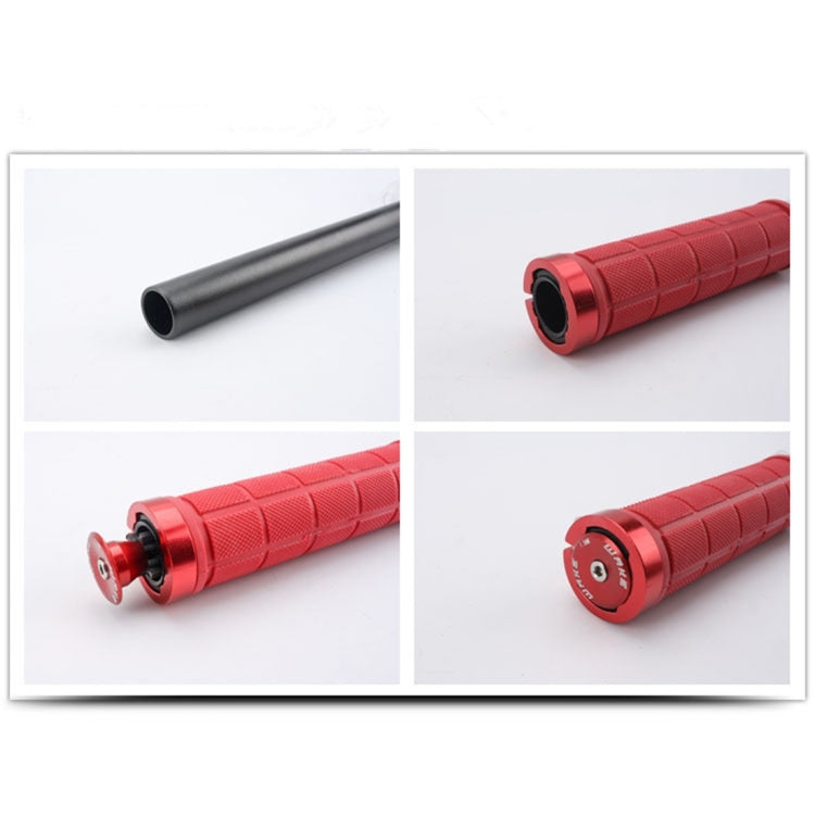 2 PCS Bicycle Bike Aluminum Handlebar End Plugs, 17mm Grey