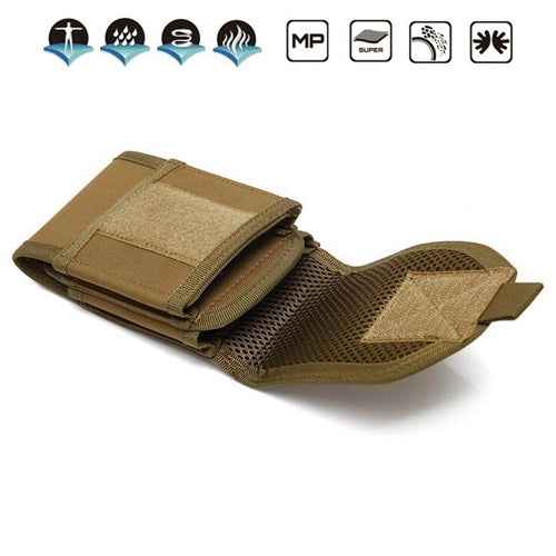 Stylish Multifunctional Outdoor Waist Bag Phone Camera Protective Case Card Pocket Wallet