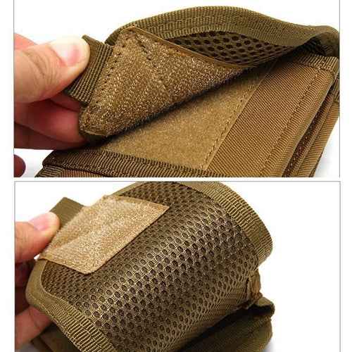 Stylish Multifunctional Outdoor Waist Bag Phone Camera Protective Case Card Pocket Wallet