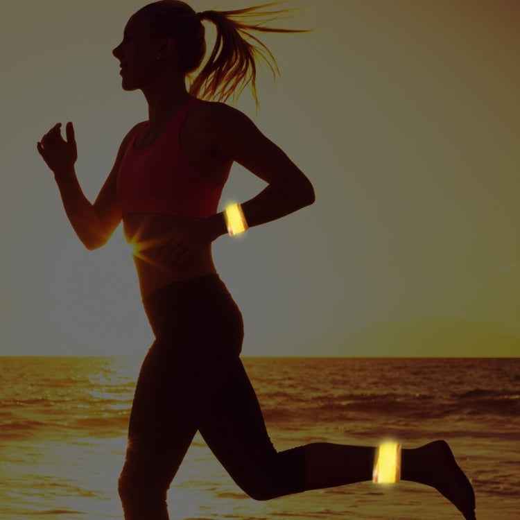 LED Luminous Slap Pat Circle Outdoors sports Wristband, Large, Size:35*4cm