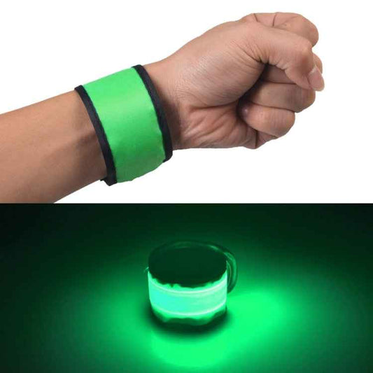 LED Luminous Slap Pat Circle Outdoors sports Wristband, Small, Size:26*4cm