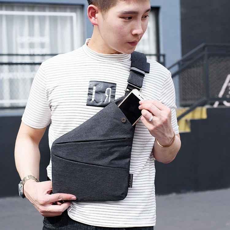 Multi-Function Portable Anti-theft Polyester Business Chest Bag Outdoor Sports Shoulder Bag for Men