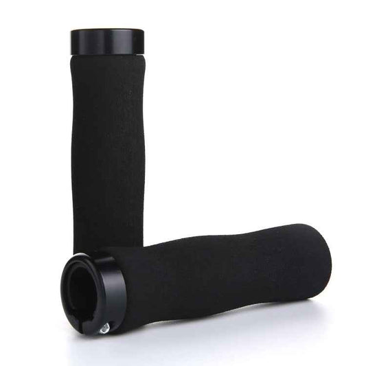 1 Pair AG28 Alloy Lock-Rings + Sponge Bicycle Handlebar Grip