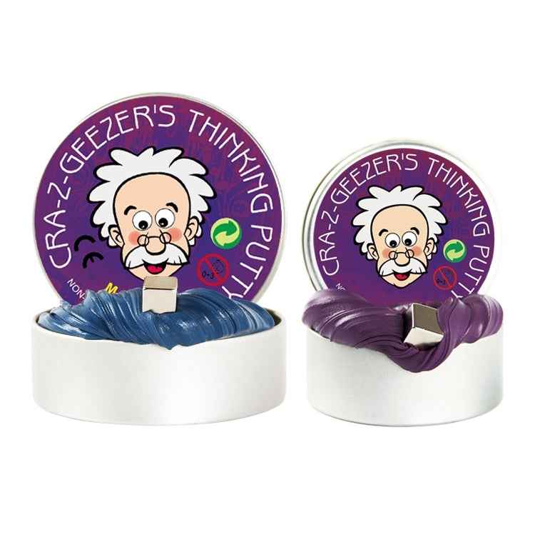 DIY Plasticine Slime Magnetic Rubber Mud Stress Reducer Anti-Anxiety Bouncing Putty Magic Clay Education Toy for Kids and Adults, Small Iron Box Size: 6x2.5cm