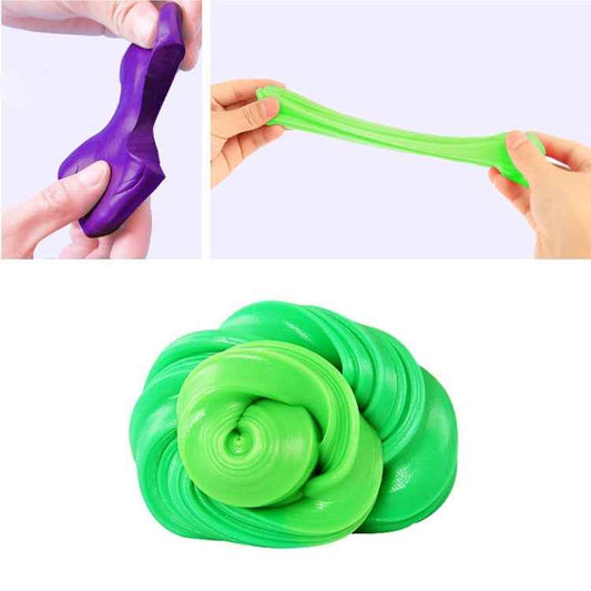 DIY Plasticine Slime Sensitive Temperature Discoloration Mud Stress Reducer Anti-Anxiety Toy Color Putty Magic Clay Education Toys for Kids and Adults, Iron Box Size: 6x2.5cm
