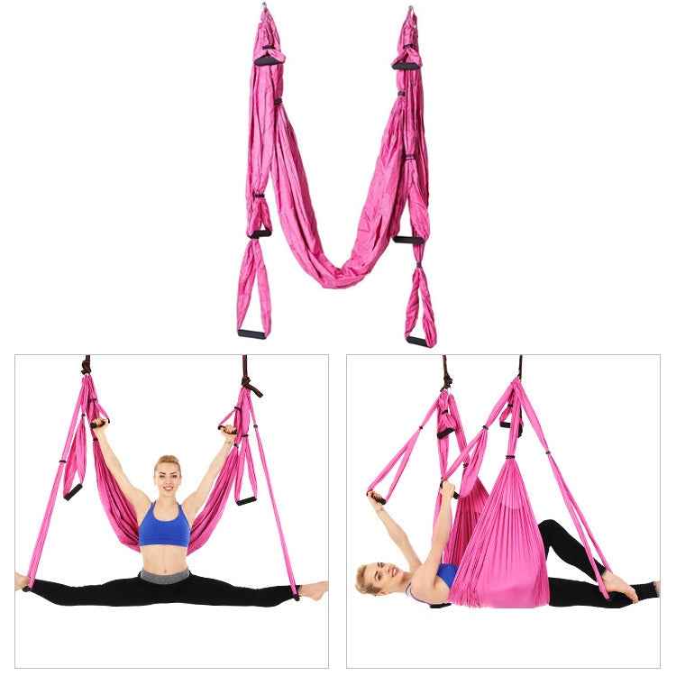 6 Handles Bodybuilding Handstand Inelasticity Aerial Yoga Hammock