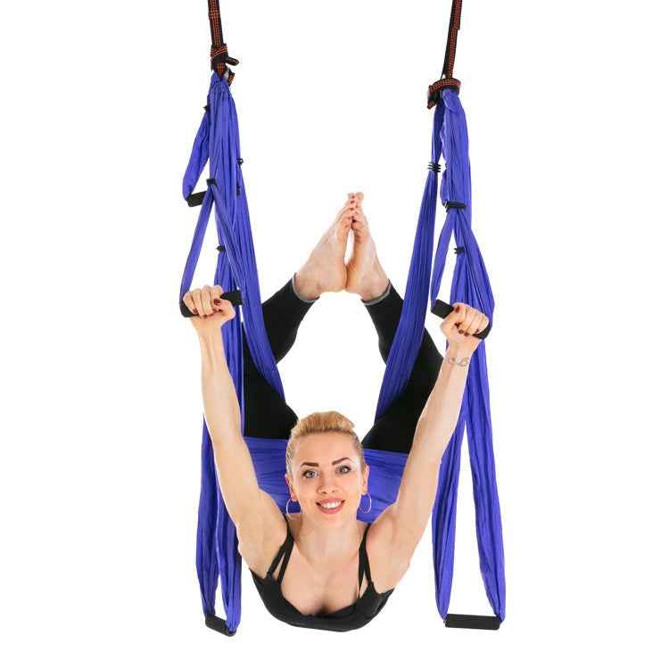 6 Handles Bodybuilding Handstand Inelasticity Aerial Yoga Hammock