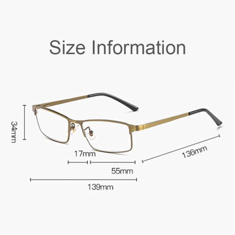 Dual-purpose Photochromic Presbyopic Glasses, +1.00D