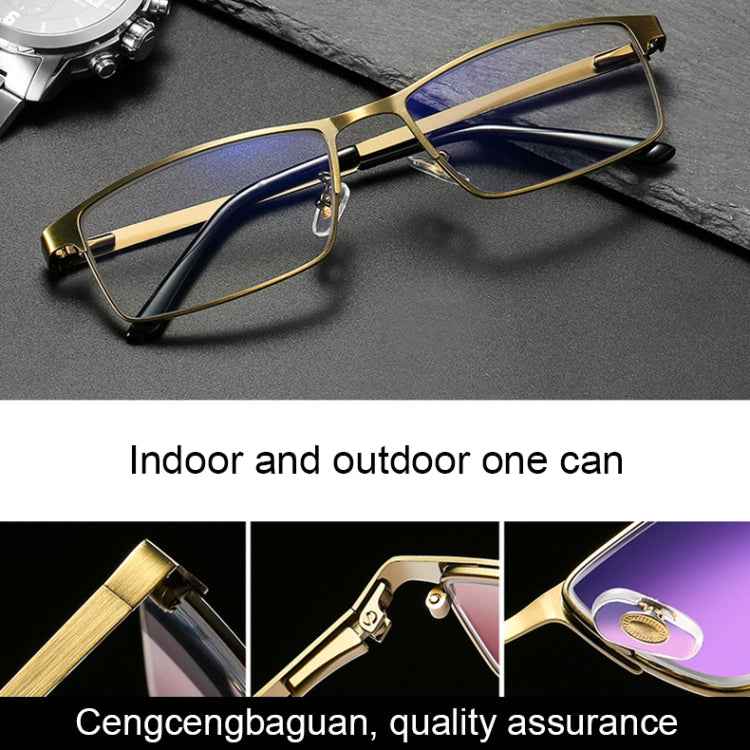 Dual-purpose Photochromic Presbyopic Glasses, +4.00D